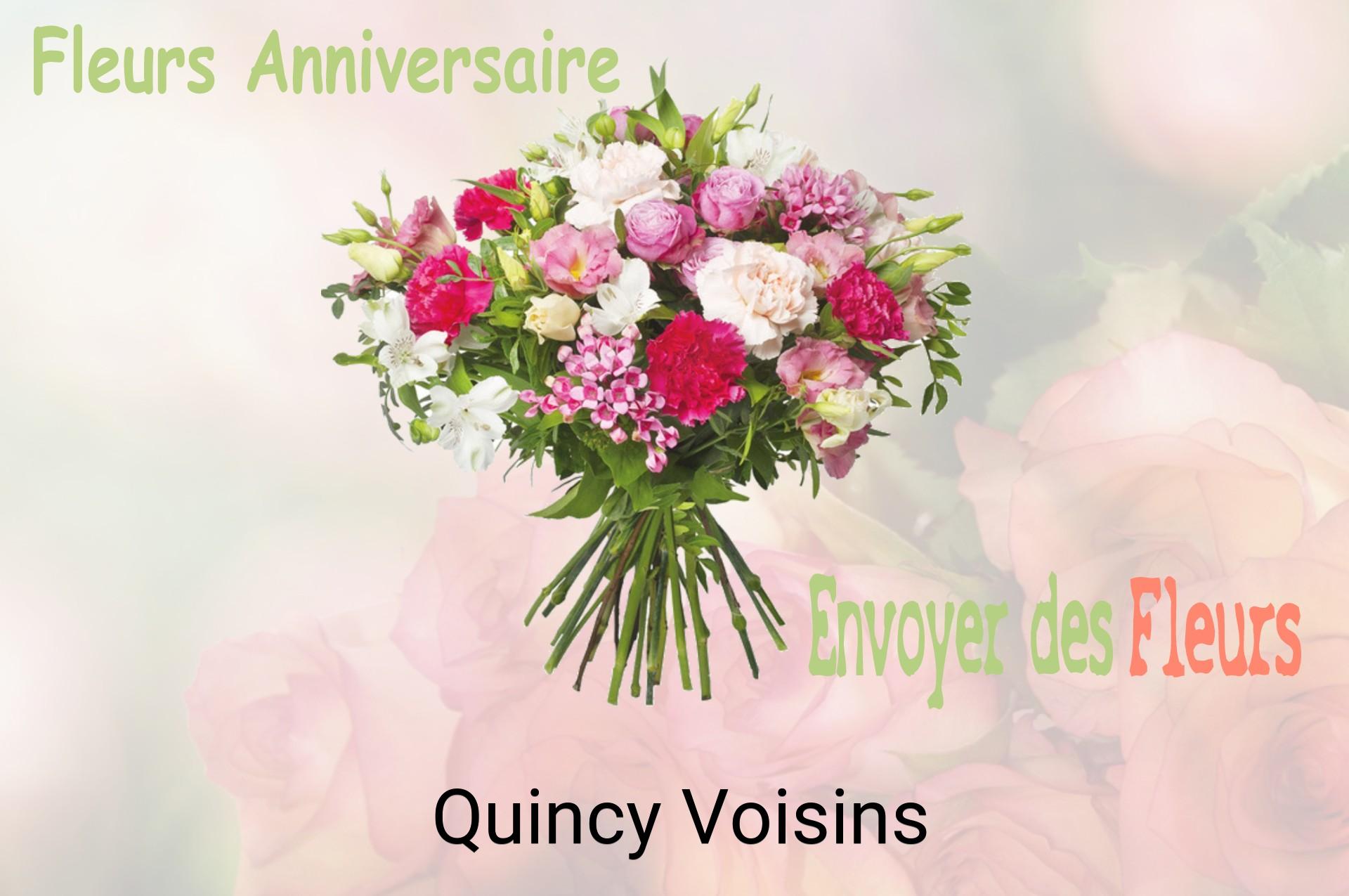 Bouquet de fleurs d’anniversaire livré à Quincy-Voisins